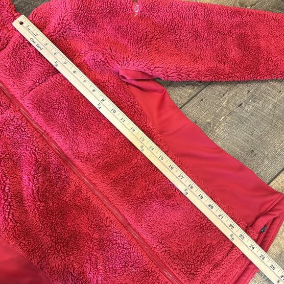 Columbia Women's Polar Yeti Plush Fleece Jacket Cherry Red Size M - Picture 3 of 8